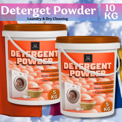 BLISS & BLUSH Detergent Powder for Laundry Needs | Bright Whites, Freshnes & Dirt Free Clothes Detergent Powder (Fresh)(10 kg)