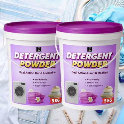 ZIVANTIX Detergent Powder 10 KG Quick Action Fresh Laundry Detergent Powder (Fresh)(10 kg)