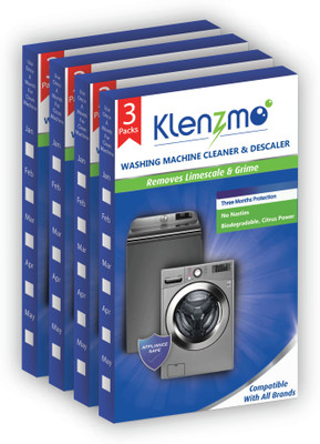Klenzmo Descale powder for washing machine/ Top load & Front load machine/ Drum cleaner Detergent Powder (Citrus)(720 g)