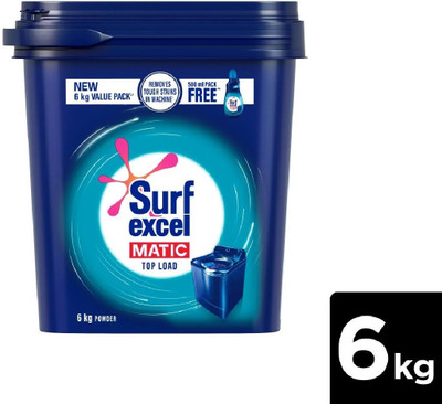 Surf excel Matic Top Load Detergent Powder(6 kg)