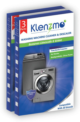 Klenzmo Descale powder for washing machine/ Top load & Front load machine/ Drum cleaner Detergent Powder (Citrus)(360)