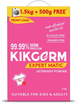 Kikgerm Expert Matic Front Load BUY 1.5KG +0.5kg FREE Detergent Powder 2 kg(Floral)