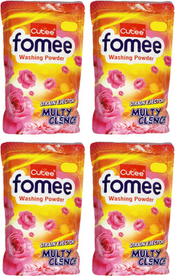 Cutee Fomee Multy Clence Washing Powder - 500g (Pack Of 4) Detergent Powder(2 kg)