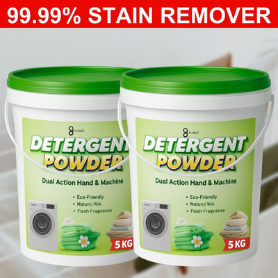 VOGUE DEAL Detergent Powder 10 KG Premium Daily Wash Quick Dissolve Formula Detergent Powder (Fresh)(10 kg)