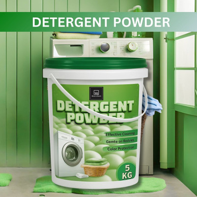 BLISS & BLUSH Detergent Powder for Daily Wash | Bright Whites, Fresh Fragrance & Shine Detergent Powder (Fresh)(5 kg)
