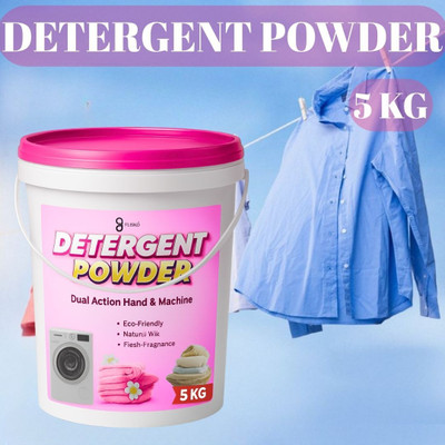 VOGUE DEAL Detergent Powder 5 KG Smooth Wash Family Pack Detergent Powder (Fresh)(5 kg)