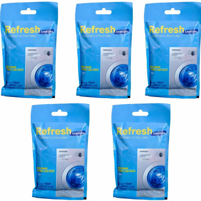 Horlite Refresh Washing Machine Drum Cleaning Descaler Powder For Top & Front Load Descaler (Pack of 5)(500 g)