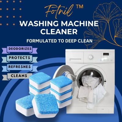 Fotnil WASHING MACHINE CLEAN FORMULATED TO DEEP CLEANER TABLET PACK OF 15 Detergent Powder 15 g(OCEAN)