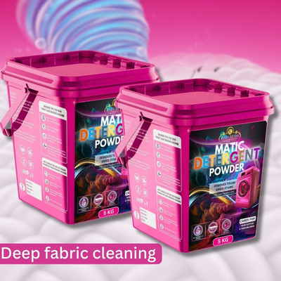 KYARA DREAMS Detergent Powder 10 KG – Supreme Stain Removal Power Detergent Powder (Fresh)(10 kg)