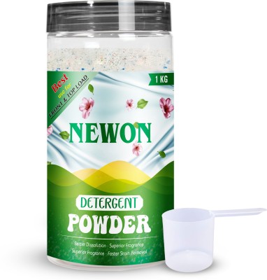 NEWON Double Power Detergent Powder - 1 Kg | Top Load & Front Load, Better clean Detergent Powder 1 kg(Active Fresh)