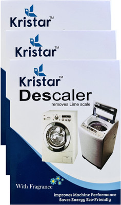 Kristar Washing Machine Cleaning Powder For Top Load/Front Load . Pack of 3 Detergent Powder (jasmine)(300 g)