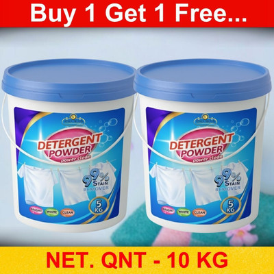 KYARA DREAMS Detergent Powder 10 KG – Family Saver Economy Pack Detergent Powder (Fresh)(10 kg)