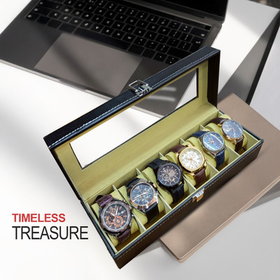 VARINCE ENTERPRISES Organizer Case Leather Watch Box