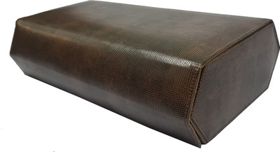 Essart Watch Case Watch Organizer Watch Box(Snakebit-Brown, Holds 1 Watch)