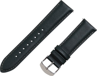 Roycee 49321122 22 mm Genuine Leather Watch Strap(Green)