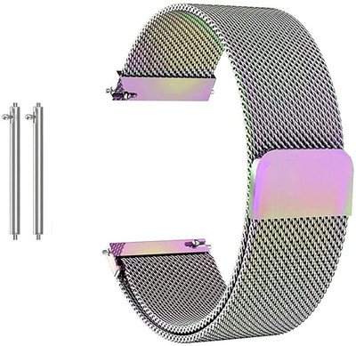 Gadgetzilla Silicone Strap 19mm Replacement Band Strap With Metal Buckle Compatible With Noise Colorfit Pro 2, Boat Storm Smart Watch & Watches With 19mm Lugs Smart Watch Strap(Mullti Color)
