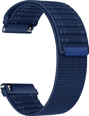 ACM Watch Strap Nylon Soft 22mm for Boat Wave Force Smartwatch Belt Blue Smart Watch Strap(Blue)