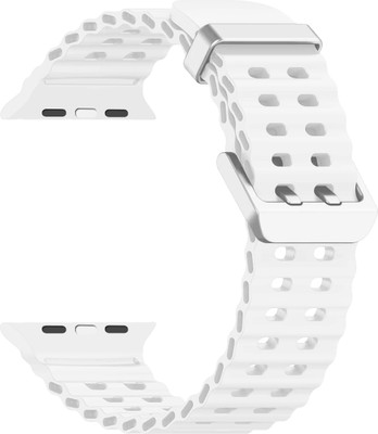 ACM WSM40B40WT1169 Sliding 44mm 49mm Watch Strap Silicone Sports for Welt Power Smart Watch W26+ Smartwatch White Smart Watch Strap(White)