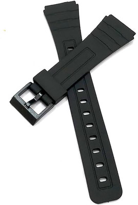EWAccessories Compatible With F-91W F-91WG F-93W With Pins Resin 18 Mm Watch Strap