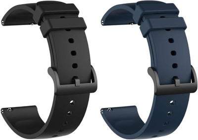 LORENZ BS-BLK-BLU Smart Watch Strap(Black)