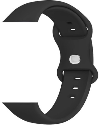 Like Star Newest Silicone Butterfly Sport Straps Specially For Apple iWatch 42/44/45/49mm Smart Watch Strap(Black)