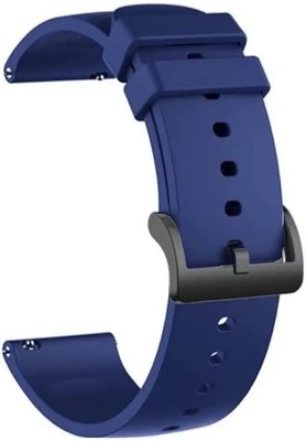 Thuban Super Soft 20 mm Silicone Watch Strap(Navy Blue)