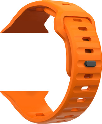 ACM WSM27O40OR1682 Sliding 44mm 49mm Watch Strap Sports Silicone Belt for Innomax Imx Sportz Plus Smartwatch Fluorescent Orange Smart Watch Strap(Orange)