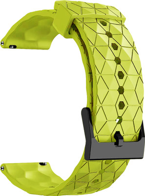 ACM Watch Strap Silicone Designer Belt for Fire-Boltt Stellaris Bsw135 Smartwatch Lime Green Smart Watch Strap(Green)