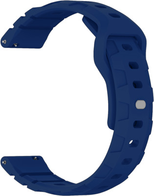 ACM Watch Strap 22mm Silicone Belt for Boult Trail Pro Smartwatch Blue Smart Watch Strap(Blue)