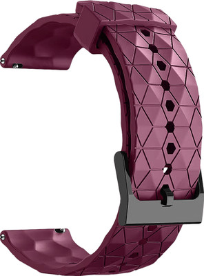 ACM Watch Strap Silicone Designer Belt for Noise Fit Evolve 2 Smartwatch Purple Smart Watch Strap(Purple)