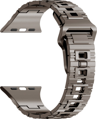 ACM Slide 44mm 49mm Strap Silicone Shiny Belt for Fire-Boltt Elemento Bsw200 Fbr003 Smart Watch Strap(Grey)