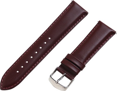 Roycee 49324222 22 mm Genuine Leather Watch Strap(Blue)