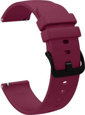 ACM Watch Strap 22mm Silicone Hook for Maxima Max Pro Active Smartwatch Belt Purple Smart Watch Strap(Purple)