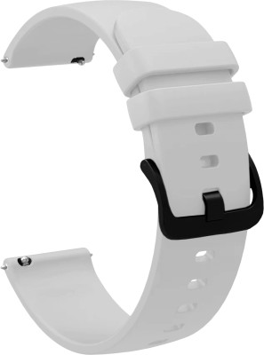 ACM Watch Strap Silicone Hook for Boat Watch Matrix Smartwatch Belt Band 2472348 mm Silicone Watch Strap(White)