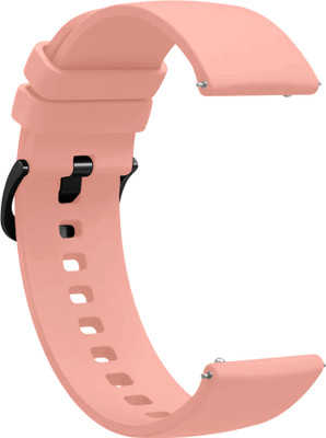 ACM WSM25M20CPK3908 Watch Strap Silicone Hook Belt 20mm for |Amazfit Active 2 Round 2r Smartwatch Creame Pink Smart Watch Strap(Pink)