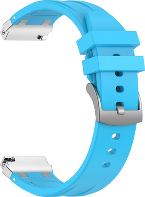 ACM WSM36X22BL3331 Watch Strap Metal Hook Silicone 22mm for Boat Wave Spin Voice Smartwatch Blue M36 Smart Watch Strap(Blue)