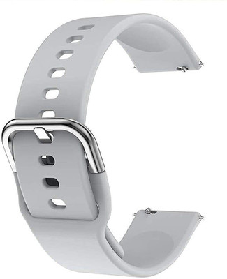 KHR 19mm Metal Buckle Compatible With Noise Colorfit Pro 2/Oxy/Pulse/Beat, Boat Storm Smart Watch & Watches Smart Watch Strap(Grey)