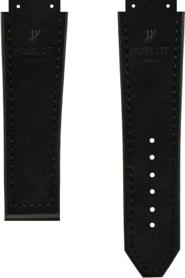 Rayyn [HUBLO] HUBLOT 25 mm Genuine Leather Watch Strap(Black)