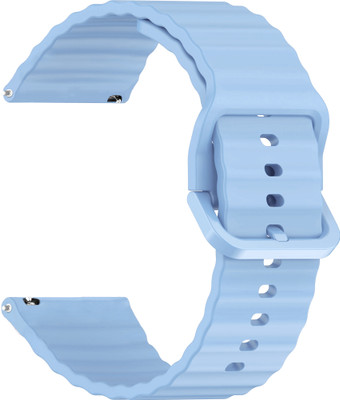 ACM Watch Strap Silicone Classy Belt for Amazfit Gtr 2 New Version Smartwatch Light Blue Smart Watch Strap(Blue)