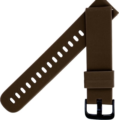 ADLWatch ADL 20mm Silicon Brown Strap 20 mm Silicone Watch Strap(Brown)