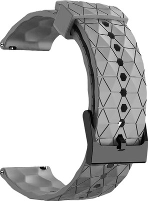 ACM Watch Strap Silicone Designer Belt for Boat Wave Infinity Smartwatch Grey Smart Watch Strap(Grey)