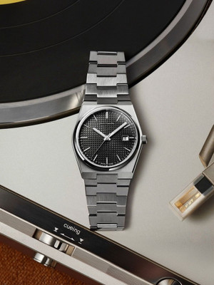 Daniel Radcliffe DRM PE Silver Black Professional Edge Analog Watch  - For Men