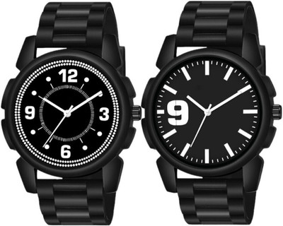 SUBERA Couple Combo Rubber strap 2 combo watch Analog Watch  - For Men