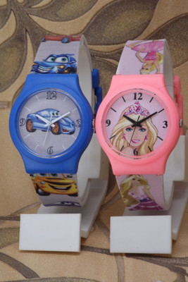 VIRAKTI Most Favorite Design Dial Colorful Case Fancy Rubber Belt Most Favorite Design Dial Colorful Case Fancy Rubber Belt Analog Watch  - For Boys & Girls