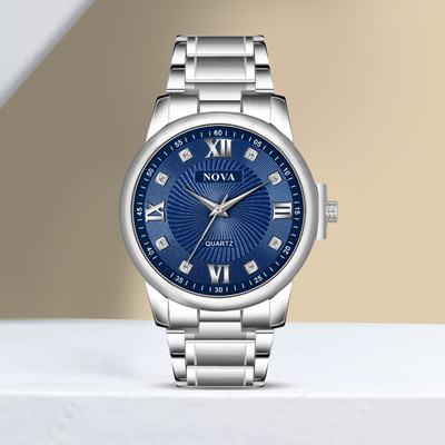 NOVA Silver Watch Men's & Boys Silver Watch Analog Watch  - For Men