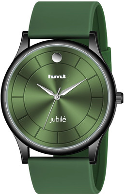 Hmrt PVC Round Green New Analog Watch  - For Men