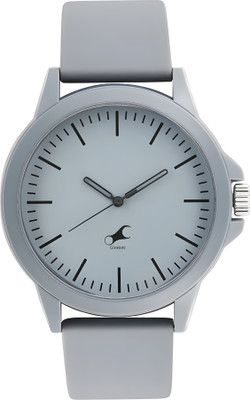 Giomex Sillicone Grey Premium Addition Analog Watch  - For Men
