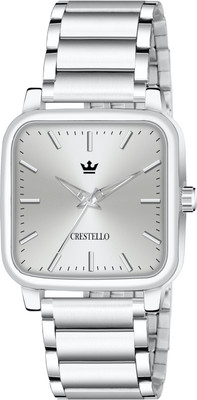 CRESTELLO CR-GS034-SLV-CH Analog Watch  - For Men