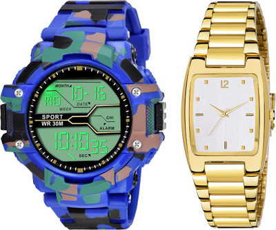 Brostin Casual Look Analog-Digital Men's Combo Watches Analog-Digital Watch  - For Men