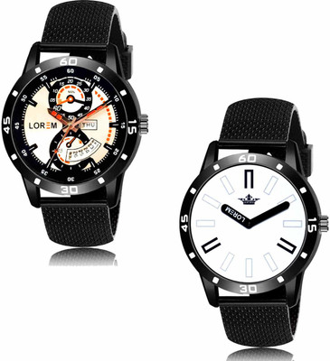LOREM OE-LR56-LR57 Analog Watch  - For Men